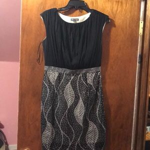 Black sequined dress